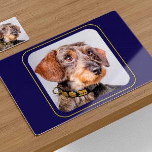 Individuales de Corcho Personalizados con Fotos de Mascota