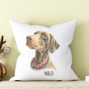 cojín personalizado mascota