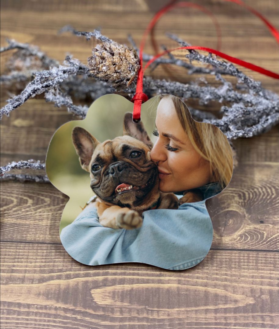 Adorno de Navidad Personalizado con Foto de tu Mascota - Imagen 2